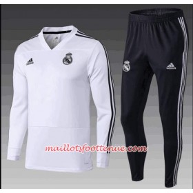 Real Madrid Ensemble Sweat d'entrainement Blanc 2018/2019